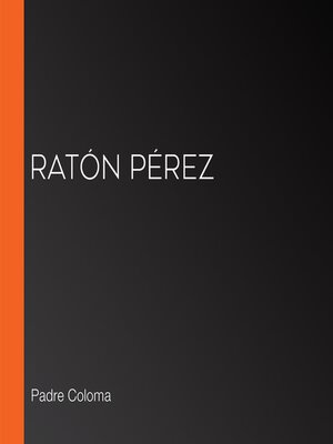 cover image of Ratón Pérez